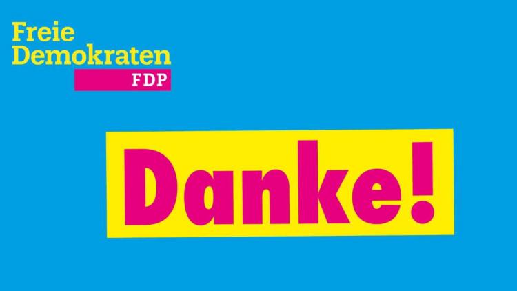 Dankesbotschaft der Freien Demokraten Oelixdorf