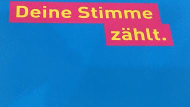 Aufruf zu Stimmabgabe